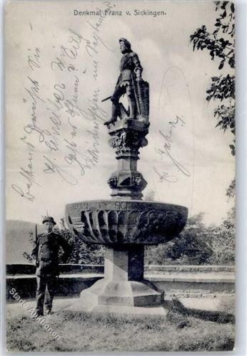 Landstuhl 1909 Denkmal Franz v. Sickingen