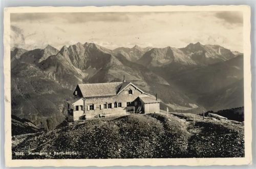 6652 Elbigenalp - Hermann von Barth-Hütte Hüttenstempel Hornbachkette