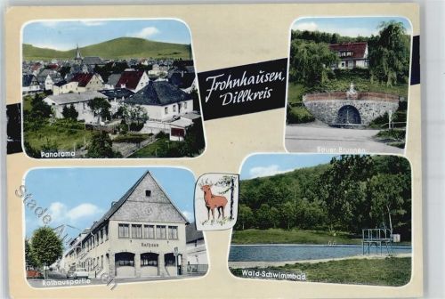 Frohnhausen Rathaus Schwimmbad Sauer-Brunnen