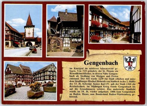 Gengenbach Oberer Torturm Schwedenturm Engelgasse Marktplatz