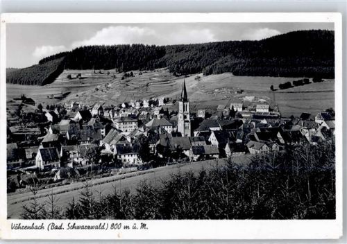 Vöhrenbach 1949 Kirche