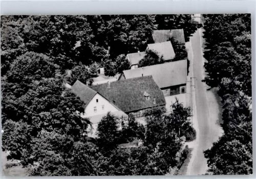 27313 W2817 Dörverden - Fliegeraufnahme Gasthaus Weserlust Barme