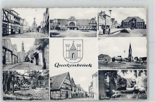 Quakenbrück Kirchstrasse Langestrasse Bahnhof Rathaus