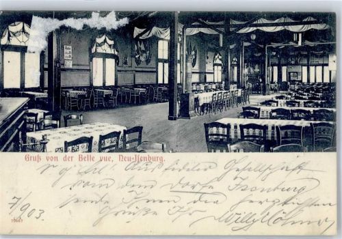 Neu-Isenburg 1903 Gasthaus von der Belle