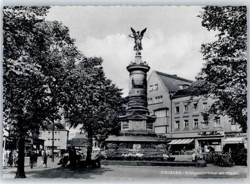 Siegburg Kriegerdenkmal am Markt