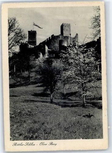 Rötteln 1954 Röttler Schloss Obere Burg