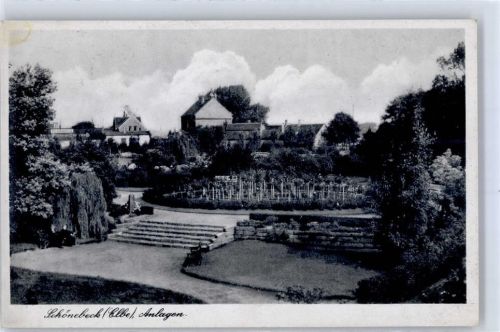 Schönebeck 1943 Park Feldpost WK II