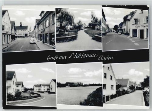 77839 W7585 Lichtenau , Baden - Straßenansicht VW Käfer