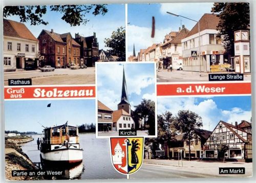 31592 W3078 Stolzenau , Weser - Rathaus Lange Straße