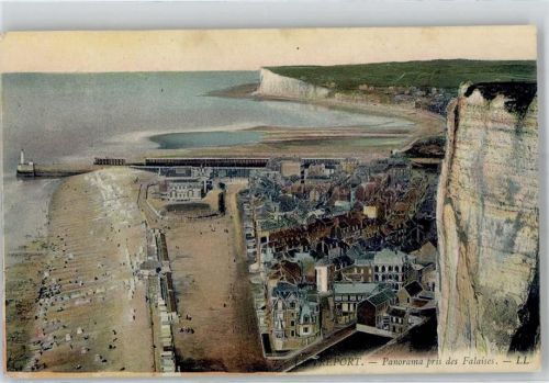76470 Le Treport 1911 - Leuchtturm Strand Küste