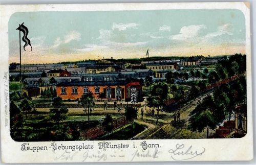 Munster 1909 Truppen-Übungsplatz