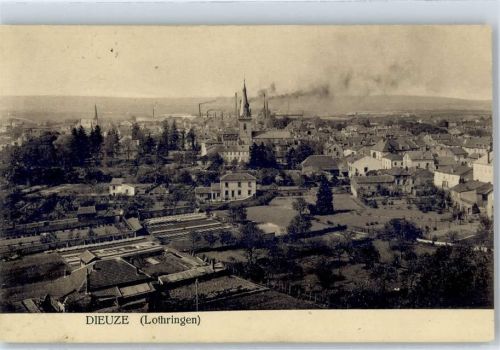 Dieuze 1913 Kirche Feldpost