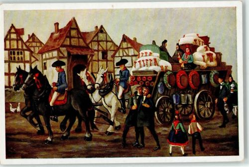 Kassel Hochzeitswagen Tracht