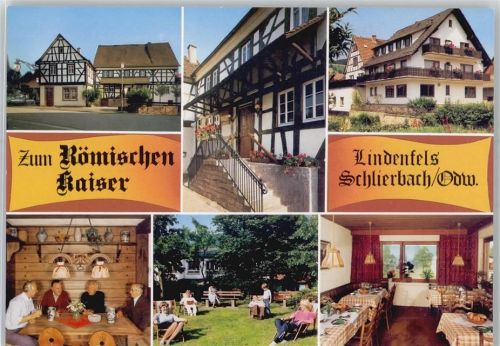 64658 W6145 Lindenfels , Odenw - Gasthaus Pension zum Römischen Kaiser