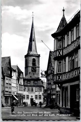 Lohr 1973 Kath. Kirche Hauptstrasse
