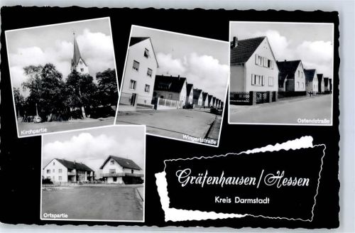 Gräfenhausen Kirchpartie Ortspartie Ostendstrasse