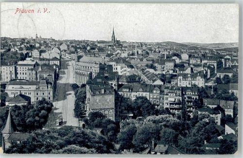 Plauen Fliegeraufnahme