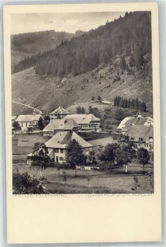 Menzenschwand Gasthaus zum Hirsch