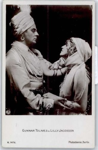 Tolnaes, Gunnar Jacobson, Lilly Filmschauspieler Foto AK
