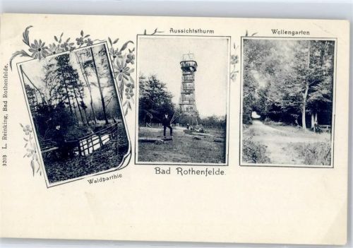Bad Rothenfelde WaldParthie Aussichtsturm Wellengarten