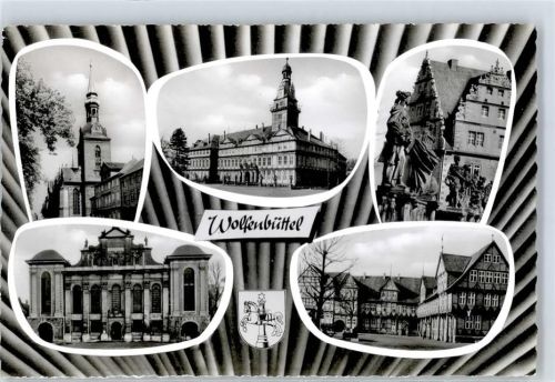 Wolfenbüttel Hauptkirche Schloss Burggraben Zeughaus Trinitatiskirche Rathaus Wappen