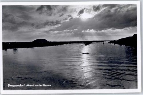 Deggendorf Aabend an der Donau