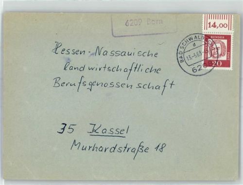 Born Landpoststempel