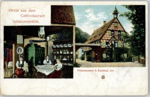Karlovy Vary Cafe Schützenmühle Pirkenhammer