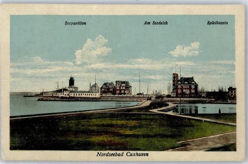 Cuxhaven Seepavillon Seedeich Spielbassin