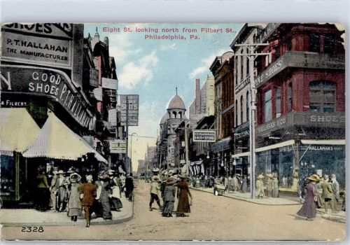Philadelphia 1912 Filbert Straße Schuhhandlung