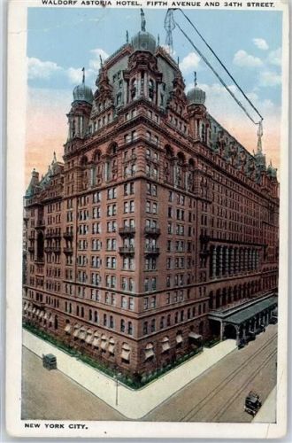 New York City - Waldorf Astoria Hotel Fifth Avenue 34th Street