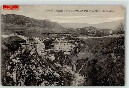 Bellegarde-sur-Valserine 1912 Brücke Pont du Moulin-des-Pierres