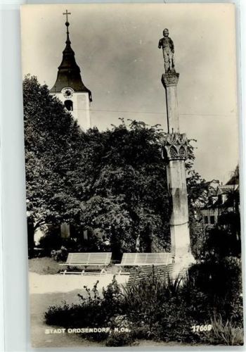 Drosendorf Stadt Säule