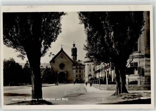 Innsbruck 1931 Kirche Burg
