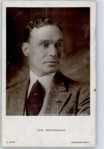 Beckersachs, Carl Filmschauspieler Foto AK