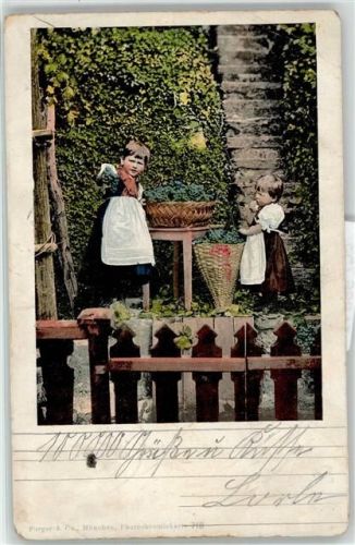 1908 Ernte Kind