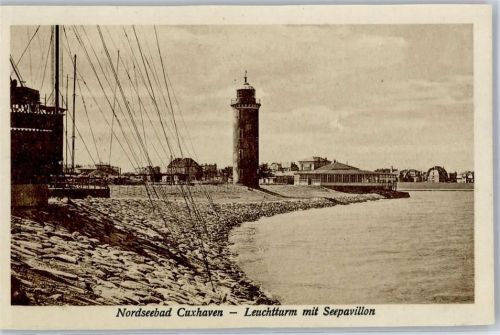 Cuxhaven Leuchtturm Seepavillon