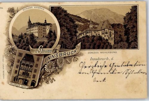 Innsbruck Schloss Weiherburg Schloss Ambras