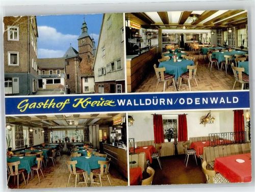 74731 W6968 Walldürn - Gasthaus Kreuz Franz-Karl Kehl