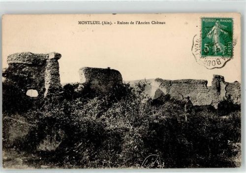 Montluel 1913 Schloss ruine
