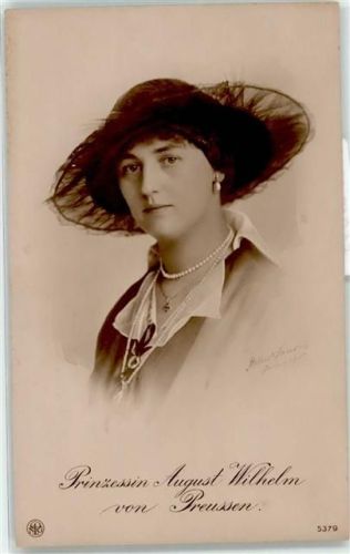 Prinzessin August Wilhelm NPG Adel Preußen Foto AK