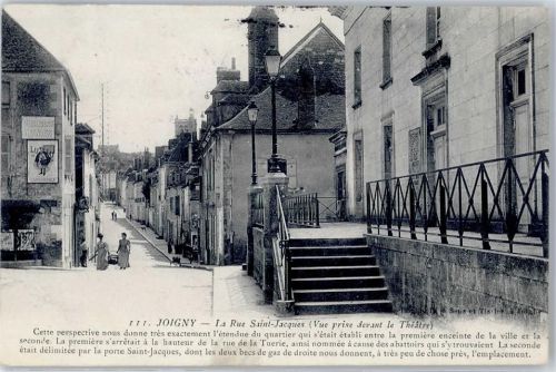 89300 Joigny - 1909 La Rue Saint Jacques