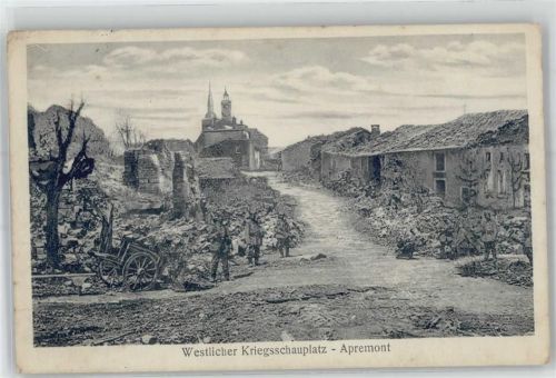 Apremont Kriegsschauplatz