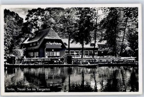 Tiergarten Neuer See Ruderboot