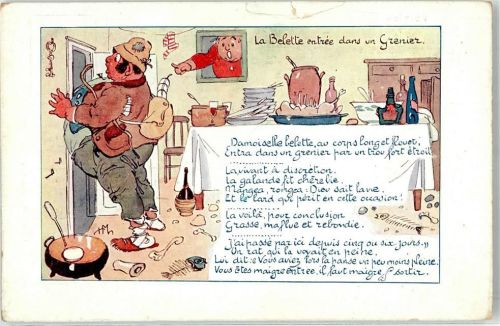 de la Fontaine, Jean La Belette entree dans un Grenier