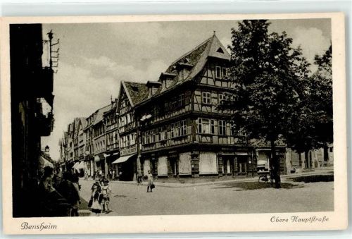Bensheim Obere Hauptstraße H. Thalheimer Handlung