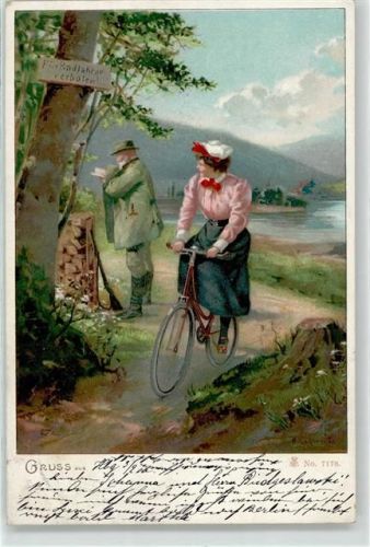 Hamburg 1900 Jäger Frau