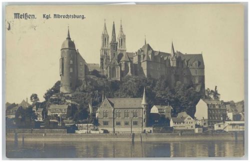 Meißen 1910 Königliche Albrechtsburg
