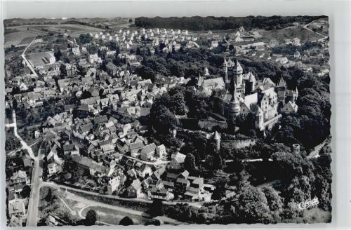 Braunfels Schloß Fliegeraufnahme