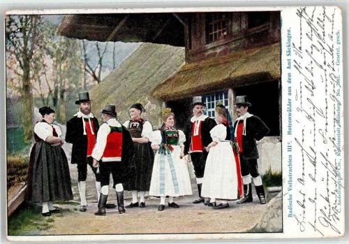 Bad Säckingen 1902 Tracht Hotzenwald